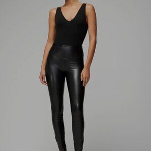 WHBM Faux Leather Runway Leggings - NEW with tags